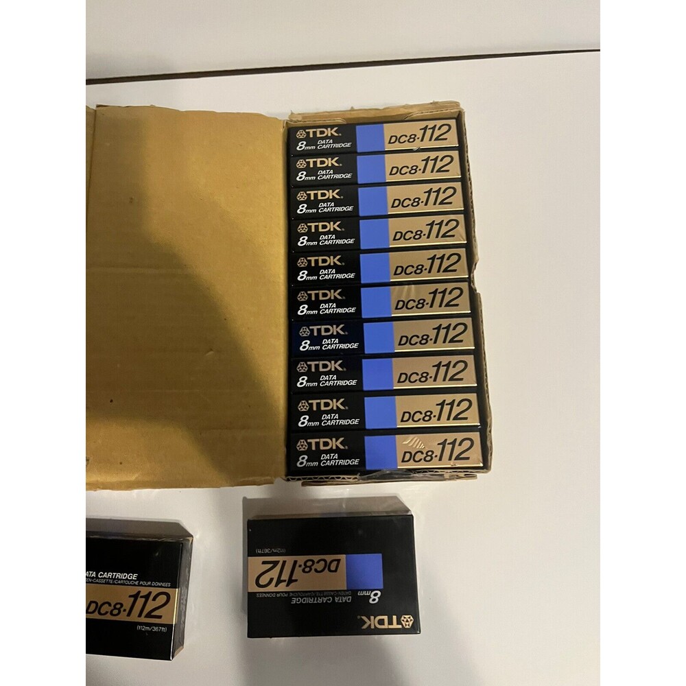 13 Count TDK 8mm Data Cartridges NEW SEALED
